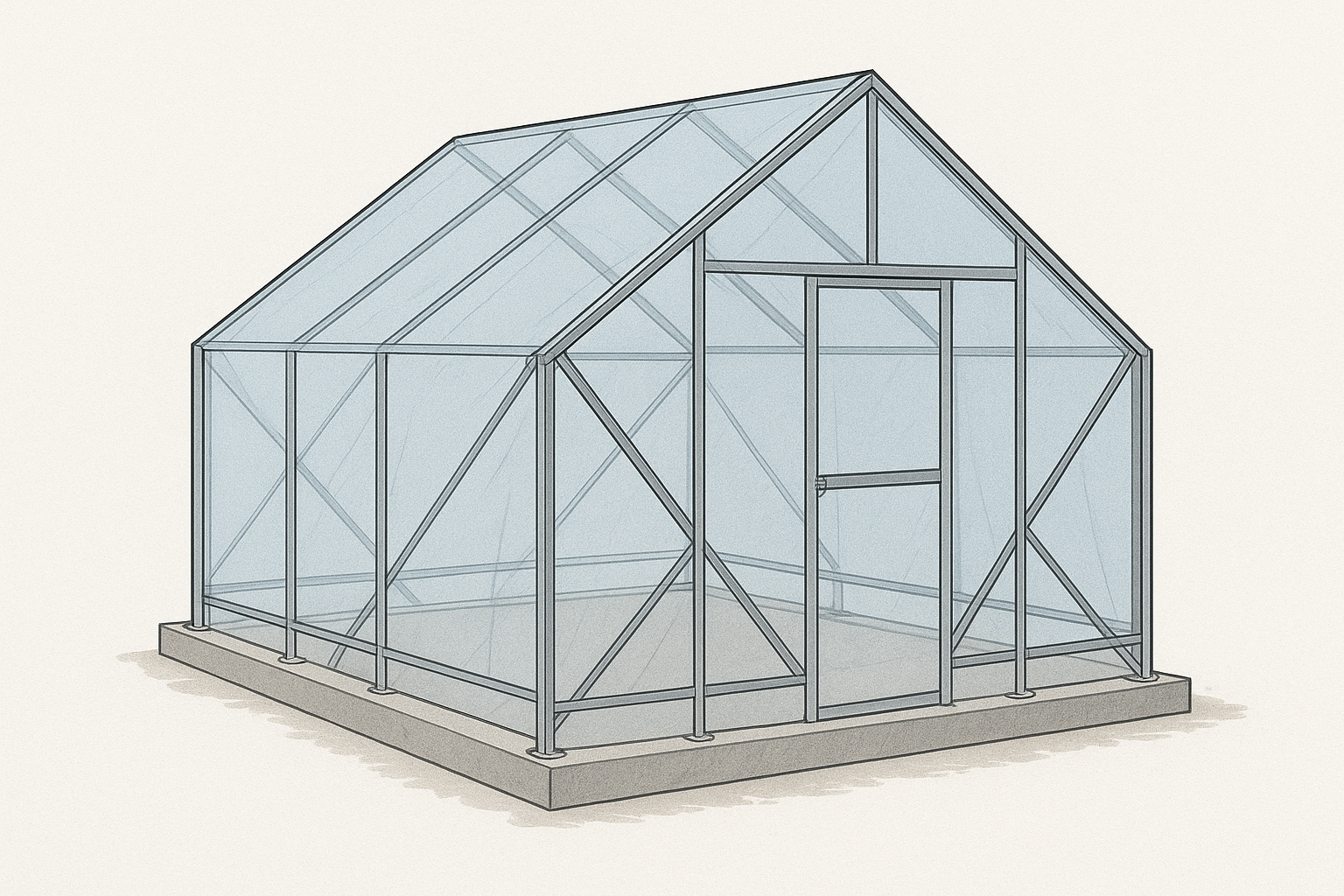 Cara merawat green house baja ringan